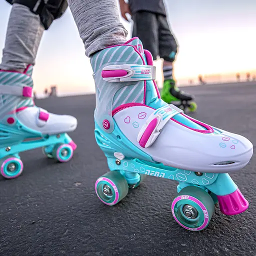 Ролики Neon Combo Skates Размер 34-37 Бирюзовый - фото 6