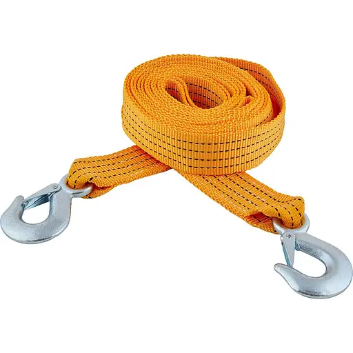 Трос буксирувальний Vitol ТР-250-5-1 стрічка 5 тонн 50 мм х 5 м помаранчевий (TR-250-5-1) - фото 2