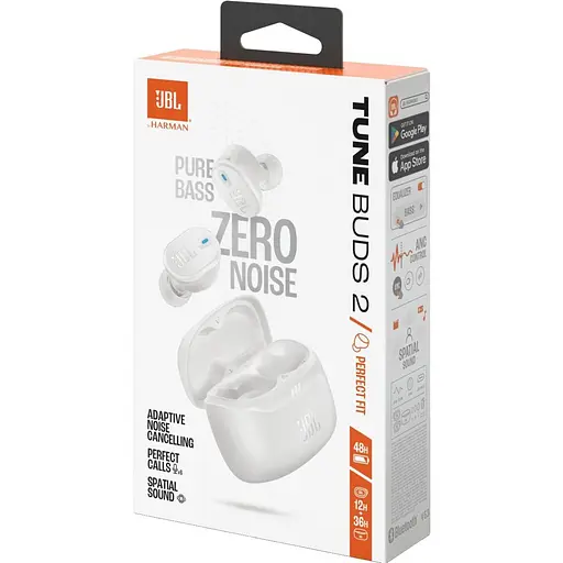 Навушники JBL TWS Tune Buds 2 White (JBLTBUDS2WHT) - фото 10