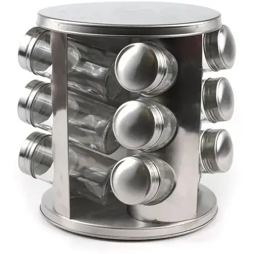 Набір для спецій на підставці 12 шт. Akcent Banquet