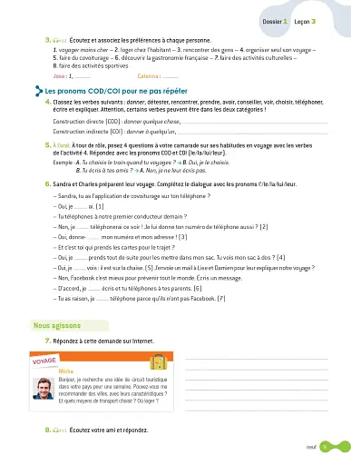 Cosmopolite Niveau 2: Cahier d'activites + CD audio - фото 8