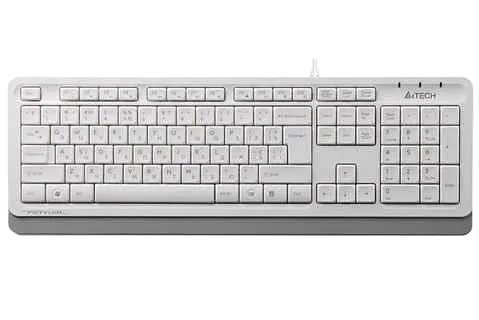 Клавиатура A4Tech FK10 Ukr White - фото 1