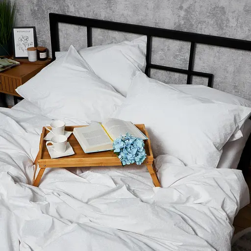 Комплект постельного белья Moon&Star Бязь Gold Люкс Soft Elegance King Size 220x240 наволочки 2х40х60 - фото 6