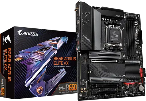 Материнська плата Gigabyte B650 Aorus Elite AX Socket AM5 (B650 AORUS ELITE AX) Б/В - фото 1