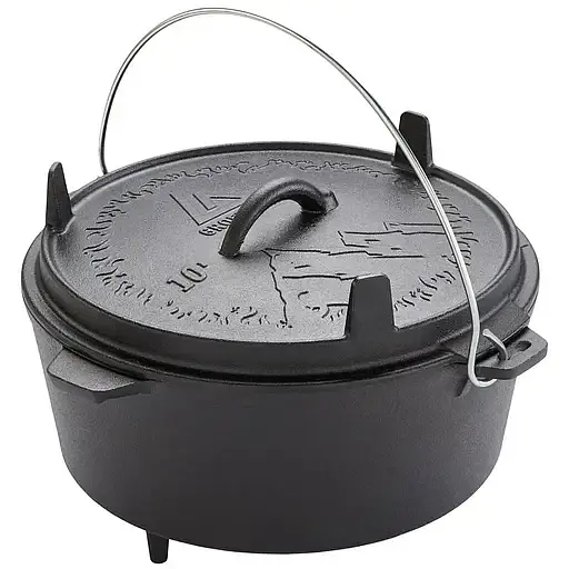 Котел с крышкой Groenberg Askja Pot Black 33 см 10 л (DAS303245) - фото 1