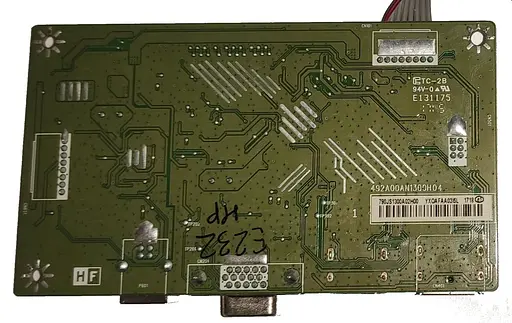 Материнская плата монитора HP E232 L4145-2 (748.A0U01.0021) "Б/У" - фото 2