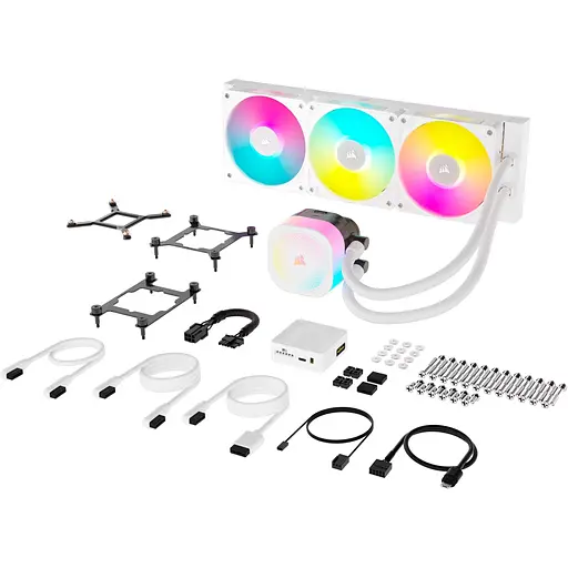 Система водяного охолодження Corsair iCUE Link Titan 360 RX RGB White (CW-9061021-WW) UA [143837] - фото 4