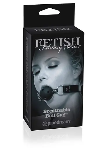 Кляп Pipedream Fetish Fantasy Limited Edition - Breathable Ball Gag чорний - фото 3