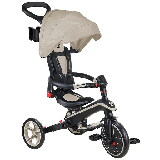 Велосипед дитячий Globber Explorer Trike Foldable 4в1 до 20 кг пісочний (732-466-2)