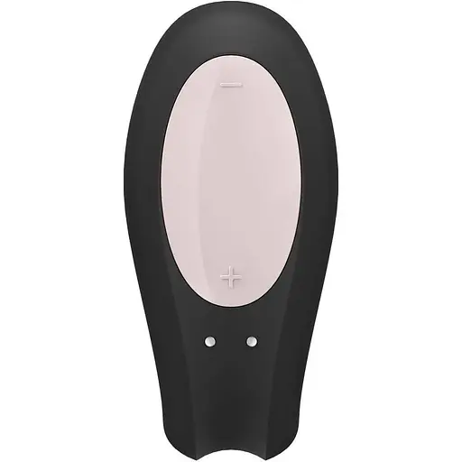 Смарт-вібратор для пар Satisfyer Double Joy із широким кліторальним стимулятором Чорний - фото 4