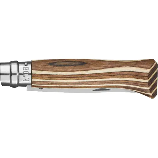 Ніж Opinel №8 VRI Laminated. Колір - коричневий - фото 2