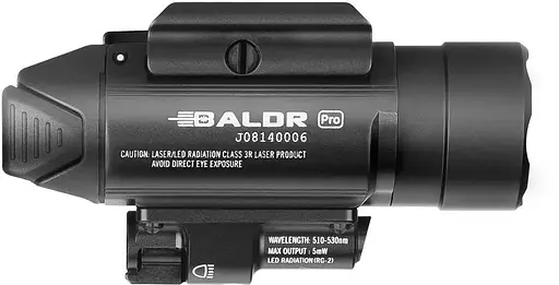 Фонарь с ЛЦВ Olight Baldr Pro Green Laser Black - фото 5