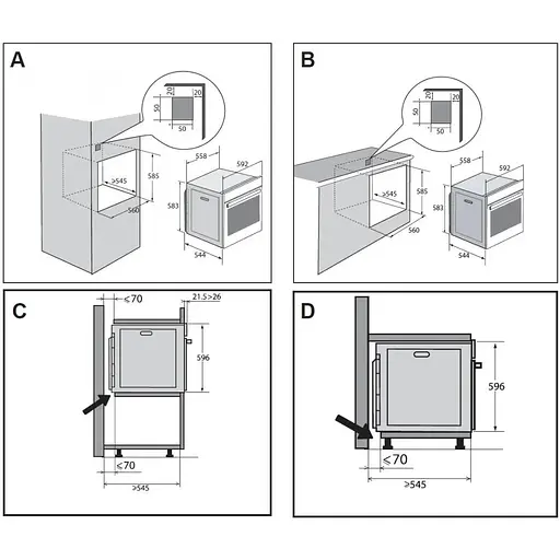Духова шафа електрична De Dietrich DOP4543X - фото 3