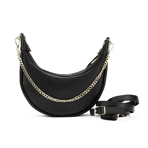 Кроссбоди полукруглое с цепочкой Firenze Italy F-IT-98103A