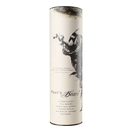 Виски Peat's Beast Unchillfiltered Single Malt Scotch Whisky 46% 0.7 л - фото 2