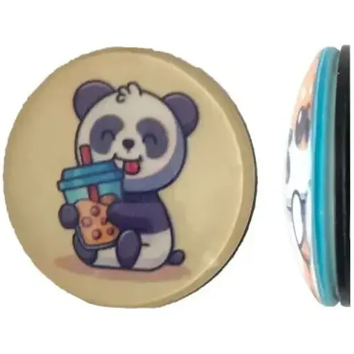 Тримач Поп Сокет New Glass (Скло) Baby Panda №34 - фото 1