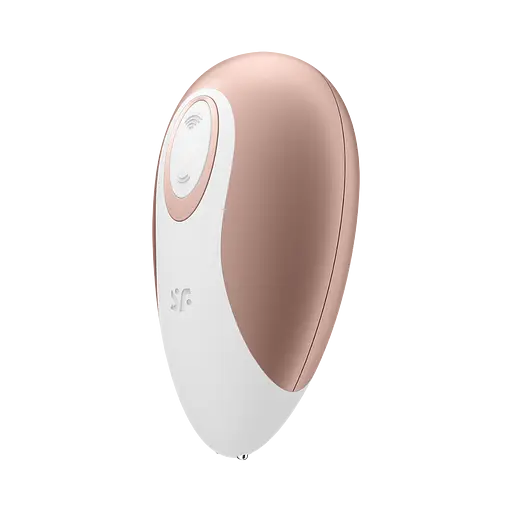 Вакуумний стимулятор клітора Satisfyer Deluxe золотий - фото 5