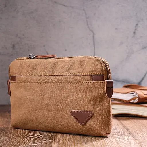 Практична чоловіча барсетка із текстилю 24х16х3 см Vintage 24х16х3 см sum0021447 - фото 7