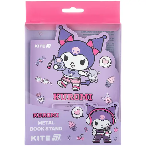 Подставка для книг Kite Kuromi металлическая (HK25-392-2) - фото 3