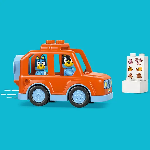 Конструктор LEGO DUPLO Bluey Путешествие с мороженым из Блуи 22 детали (10458) - фото 5