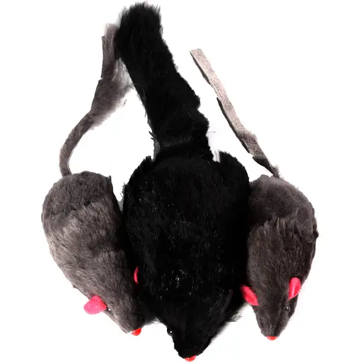 Іграшка для котів Fox Миша сіра 7.5 см - фото 2