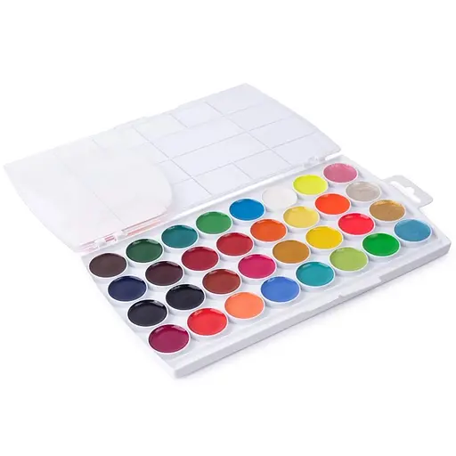 Акварельні фарби "Творчість без меж" ГАММА'UA 400126, 32 кольори - фото 2