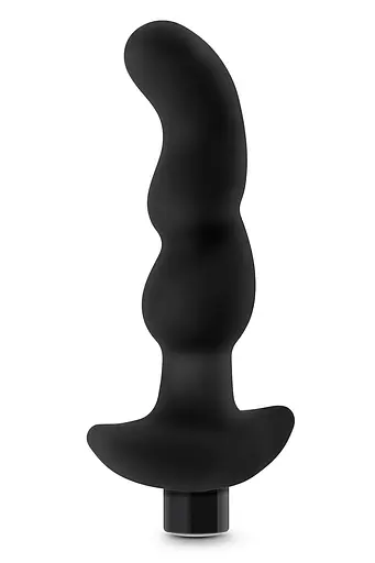 Стимулятор простати Anal Adventures Platinum Vibrating, 15.2 см чорний - фото 3