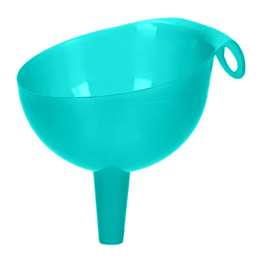 Лейка сливная воронка пластмассовая на банку, Kitchette Бирюзовый 86374 - фото 7