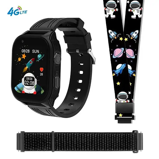 Дитячий смарт-годинник Lemfo D8M 4G чорний - фото 6