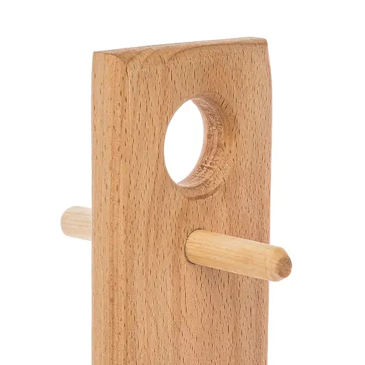 Набор из 4 разделочных кухонных деревянных досок на подставке, Woodly Коричневый 85901 - фото 10