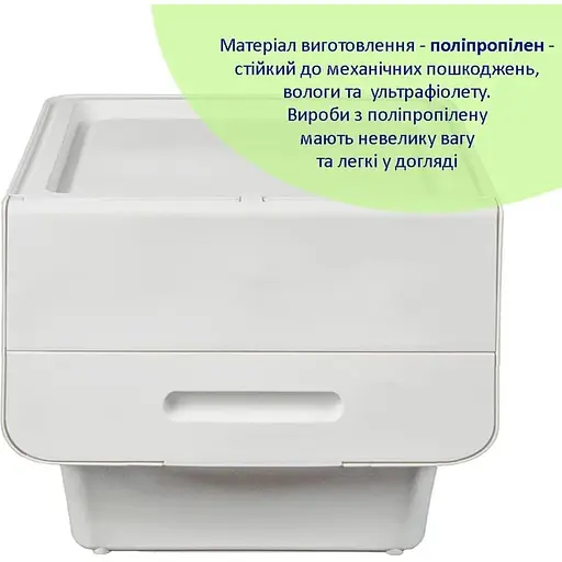 Контейнер для хранения Wall Sticker 45.5х38х31 см Белый SW-00002420 - фото 5