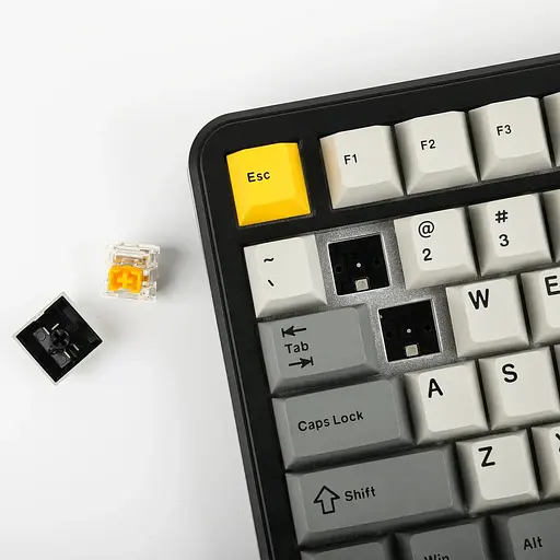 Игровая магнитная клавиатура AJAZZ AK820 Max / Проводное подключение / Magnetic Yellow Switch, Тёмно-серый - фото 8