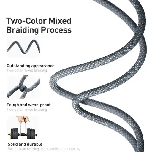 Дата кабель Baseus Dynamic Series USB to Lightning 2.4A (1m) (CALD000402) Slate Gray - фото 5