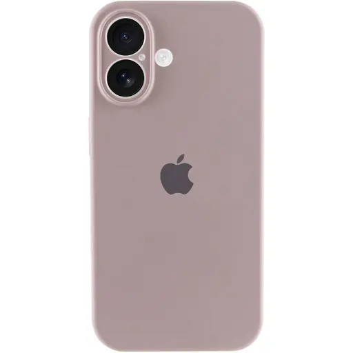 Чехол Epik Silicone Case Full Camera Protective (AA) для Apple iPhone 16 Plus (6.7) Серый/Lavender - фото 5