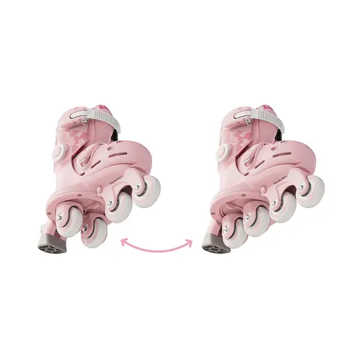 Ролики YVolution Switch Skates Розовые - фото 3