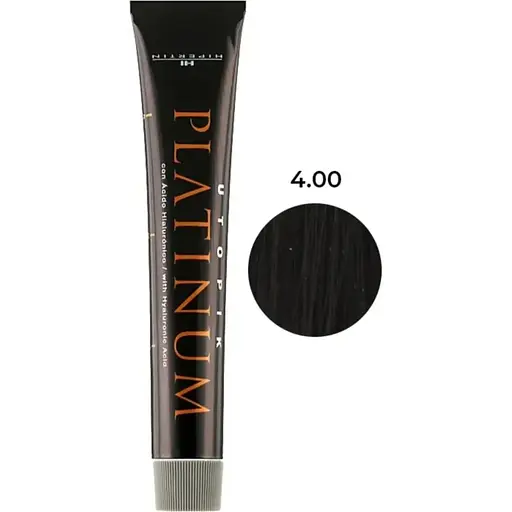 Крем-фарба для волосся Hipertin Utopik Platinum 4.00 каштановий 60 мл