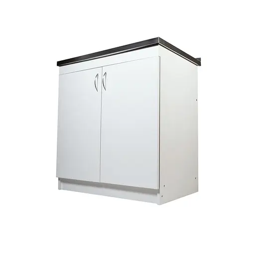 Кухонна тумба з накладною мийкою в комплекті ЛДСП 80х60х83 см Біла (52868-0116) - фото 3