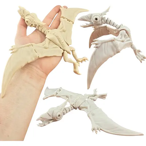 3D Игрушка Динозавр Птеродактиль, 21x31 см, подвижный
