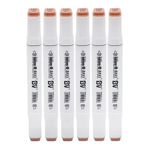 Скетч-маркер двусторонний Bavi №103, на спиртовой основе, 10 шт.