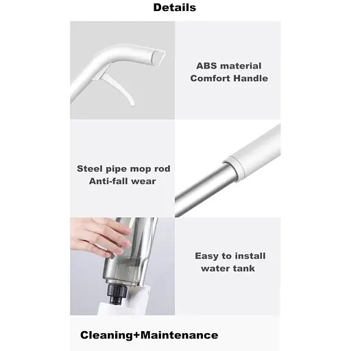 Швабра Xiaomi MiJia Deerma Water Spray Mop TB500 (31391) - фото 3