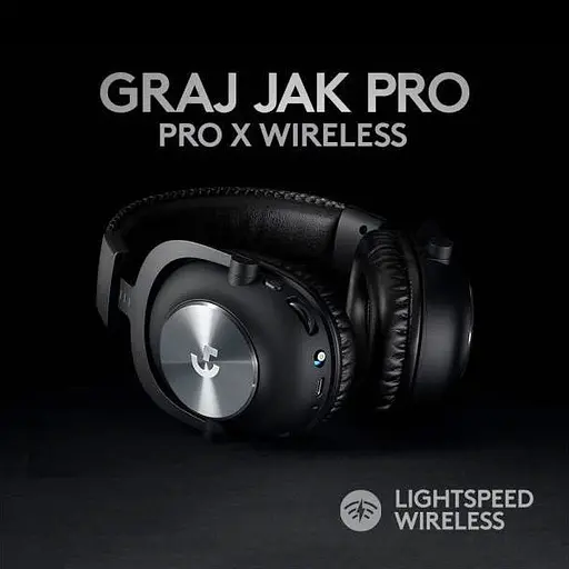 Комп'ютерна гарнітура Logitech G PRO X Wireless Lightspeed Black (981-000907) - фото 5