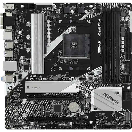 Материнская плата ASRock A520M Pro4 Socket AM4