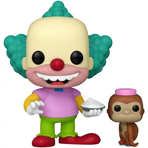 Фигурка Funko Pop Фанко Поп Симпсоны Клоун Красти и Танни The Simpsons Krasti the Clown and Tanny 10 см FP S KC 1741 - фото 3