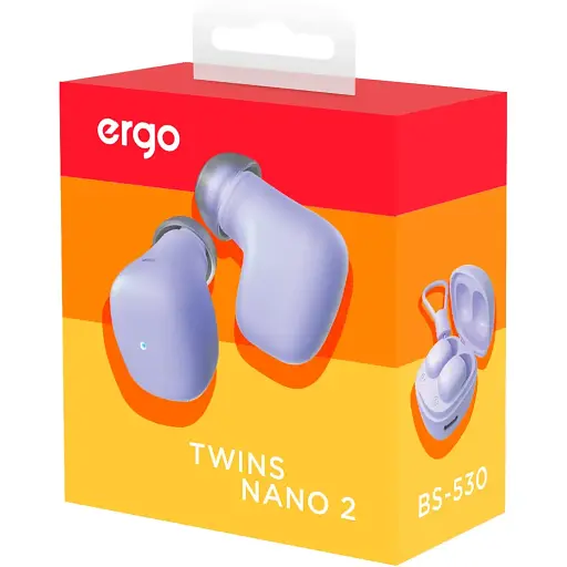 Навушники Ergo BS-530 Twins Nano 2 Violet (6918159) - фото 4