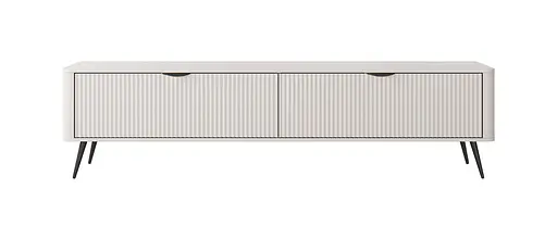 Тумба під телевізор Perfect Home Ланте / Lante 2-дверна з чорними ніжками 2D/200 Беж (PFH-091181) - фото 5