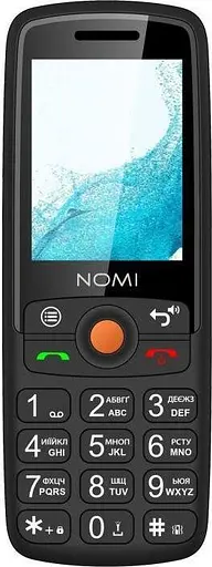 Мобільний телефон бабушкофон Nomi i2440 Black - фото 2