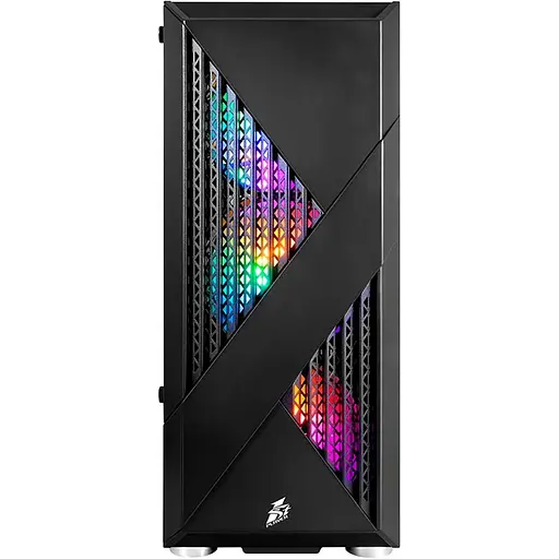 Корпус 1stPlayer F3-A-BK-4F1 Black [134420] - фото 2