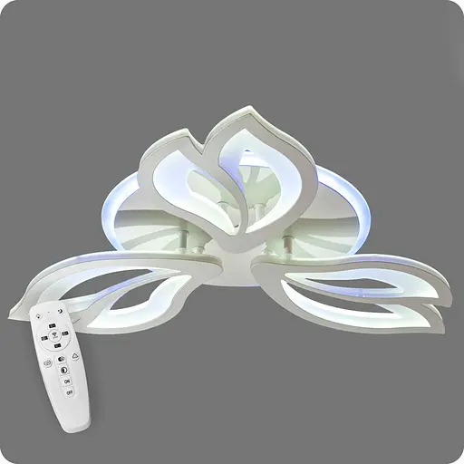 Люстра світлодіодна 517 Light 3color з пультом 70Вт Білий (01899) - фото 1