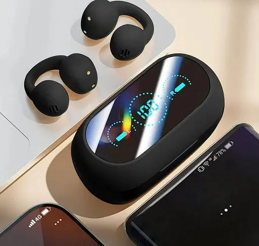 Беспроводные костные наушники TWS M59 с направленным звуком Bluetooth 5.3 наушники с костной проводимостью - фото 6