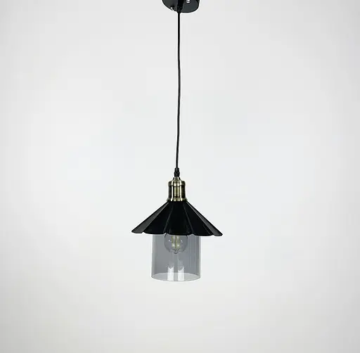 Підвісний світильник в стилі LOFT з плафоном графіт або янтар Line.F Колір плафона Графітовий - фото 6